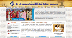 Desktop Screenshot of jjmayurved.com